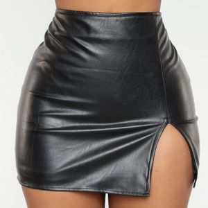 Leather Skirt